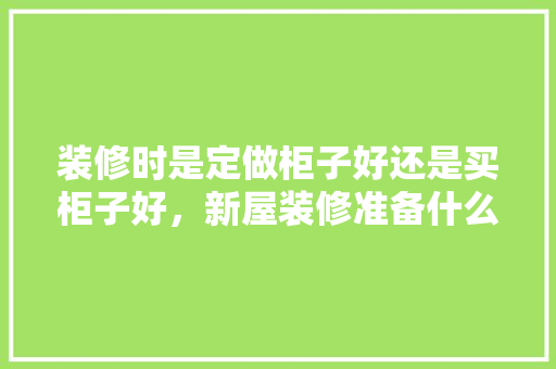 装修时是定做柜子好还是买柜子好，新屋装修准备什么东西好呢。 装修时是定做柜子好还是买柜子好，新屋装修准备什么东西好呢。 装修知识