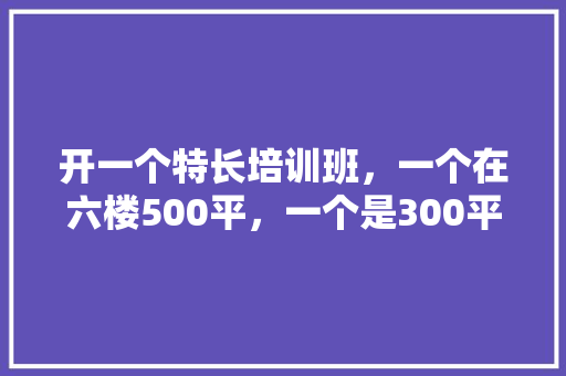 开一个特长培训班，一个在六楼500平，一个是300平米在二楼，选哪个好，辅导班装修要准备什么东西。 开一个特长培训班，一个在六楼500平，一个是300平米在二楼，选哪个好，辅导班装修要准备什么东西。 买房须知