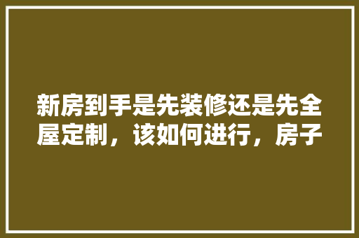 新房到手是先装修还是先全屋定制，该如何进行，房子刚装修都准备什么东西。 新房到手是先装修还是先全屋定制，该如何进行，房子刚装修都准备什么东西。 装修知识