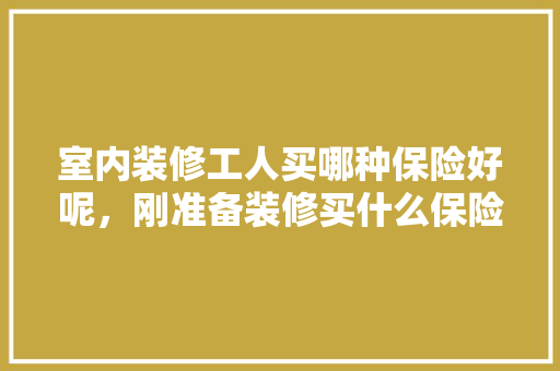 室内装修工人买哪种保险好呢，刚准备装修买什么保险好呢。 室内装修工人买哪种保险好呢，刚准备装修买什么保险好呢。 二手房