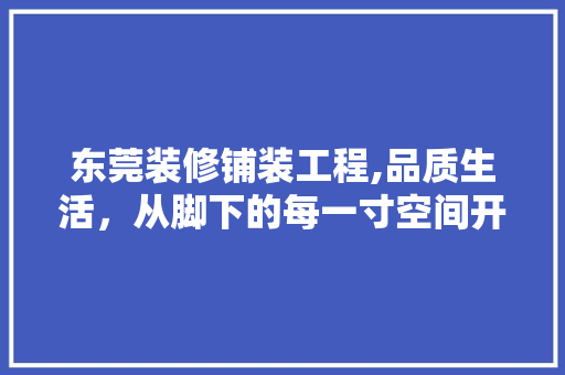 东莞装修铺装工程,品质生活，从脚下的每一寸空间开始 东莞装修铺装工程,品质生活，从脚下的每一寸空间开始 家居设计