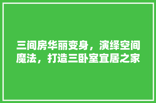 三间房华丽变身，演绎空间魔法，打造三卧室宜居之家 家居设计