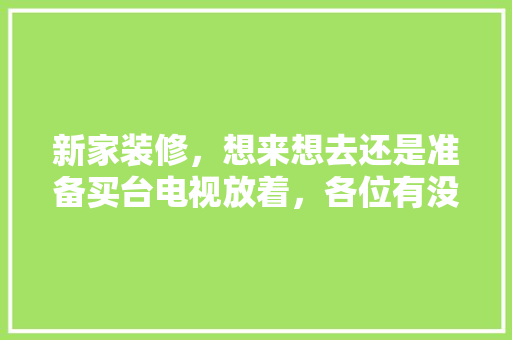 新家装修，想来想去还是准备买台电视放着，各位有没有什么推荐呀，准备装修可以放什么东西。 新家装修，想来想去还是准备买台电视放着，各位有没有什么推荐呀，准备装修可以放什么东西。 家居设计