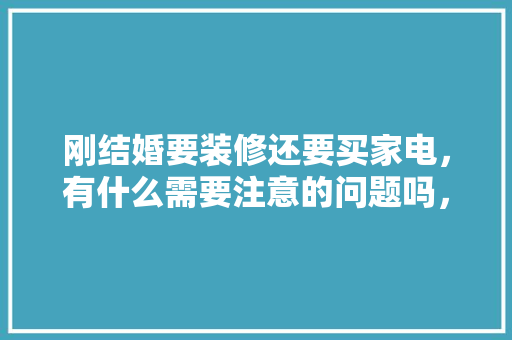刚结婚要装修还要买家电，有什么需要注意的问题吗，装饰公司开会内容范文。 刚结婚要装修还要买家电，有什么需要注意的问题吗，装饰公司开会内容范文。 家居设计
