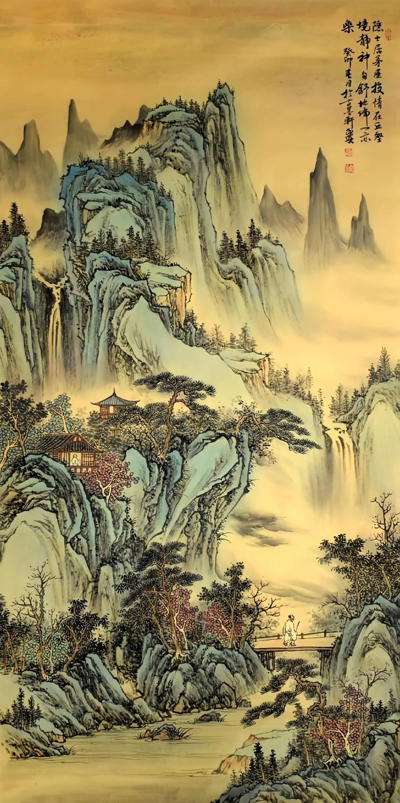 中国国画装饰山水画的独特魅力与审美价值_国画装饰山水画 装修知识 中国国画装饰山水画的独特魅力与审美价值_国画装饰山水画 中国国画装饰山水画的独特魅力与审美价值_国画装饰山水画 装修知识